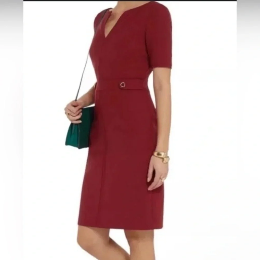 Tory Burch red knee length dress